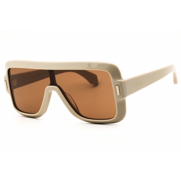 Salvatore Ferragamo SF2061SE Sunglasses 259 Brown acetate Shield
